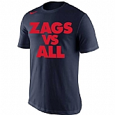 Gonzaga Bulldogs Nike Selection Sunday All WEM T-Shirt - Navy Blue